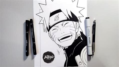 Speed Drawing Naruto Uzumaki Naruto Shippuden Youtube