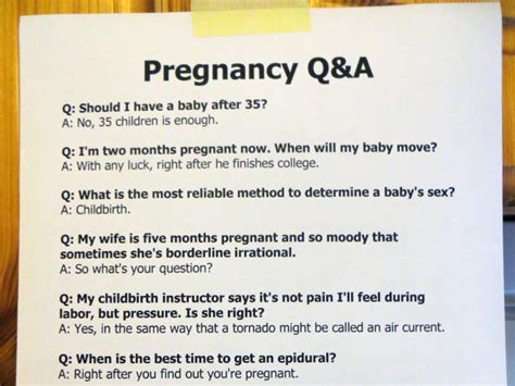 Pregnancy Questions And Answers