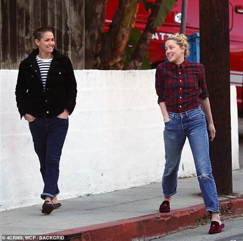 Amber Heard Cuts A Casual Figure As She Steps Out With Girlfriend Bianca Butti In La Daily