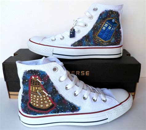 Pin By Katie Dabbs On My Style Doctor Who Shoes Doctor Who Converse