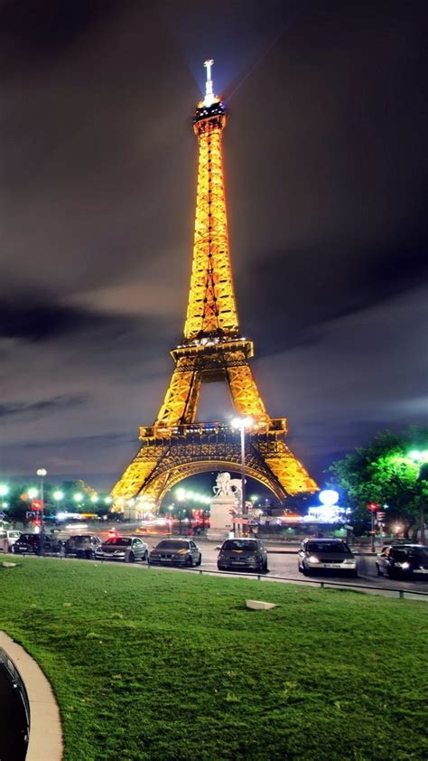 France Paris Eiffel Tower Light Night Hdr Eiffel Tower At Night