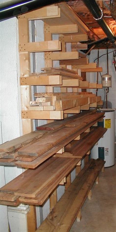 30 Lumber Storage Rack Plans