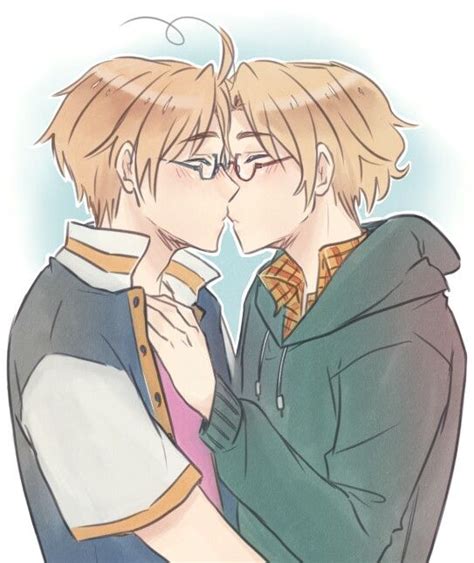 hetalia ~ america and canada i don t ship them as anything more than bros but this is a