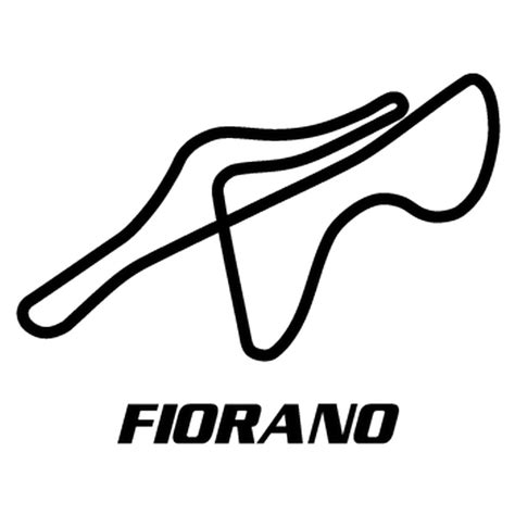 Sticker autocollant Circuit Ferrari Fiorano 2