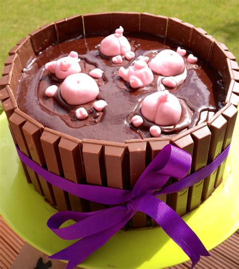 Pigs In The Mud Cake By Self Raisedcakes Animal Birthday Cakes Pigs