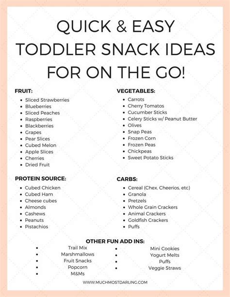 Our littlest diners can be tricky to cook for, especially when trying to make sure they get the nourishment they need. Toddler Snack Ideas: Quick + Easy Combinations For Picky ...
