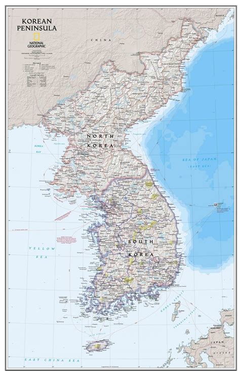 Điều Kiện Tự Nhiên địa Lý Của Hàn Quốc Trên Bản đồ