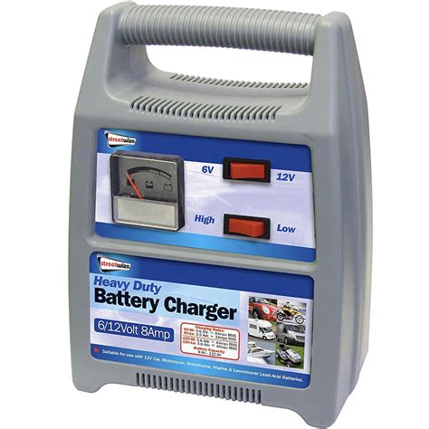 Streetwize 6v 12v Automatic Battery Charger The Caravan Accessory Store