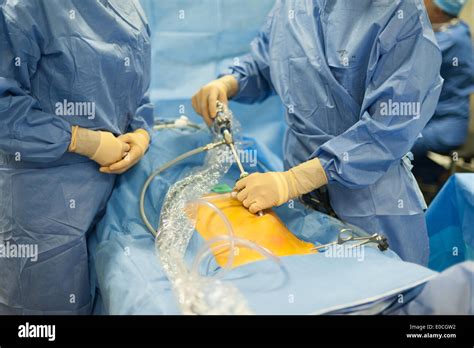 Gynecological Surgery Stock Photo Alamy
