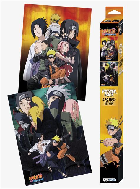 Buy Abystyle Naruto Shippuden Shinobi Boxed Set Includes 2 Unframed