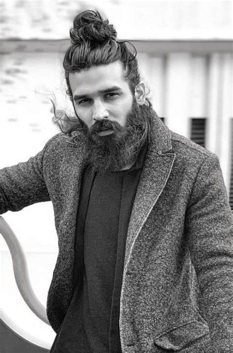 Inspirational Beards For The Ponytail Hairstyle Looks Man