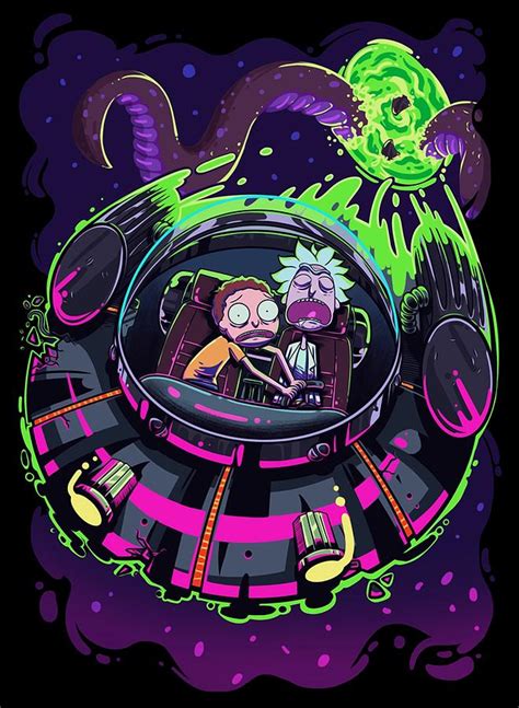 Rick And Morty Digital Art By Mardiga Lopez