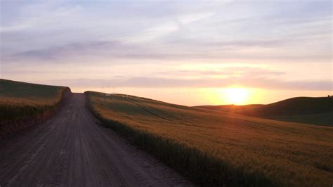 Dirt Road Driving Sunset Free Stock Footage Youtube
