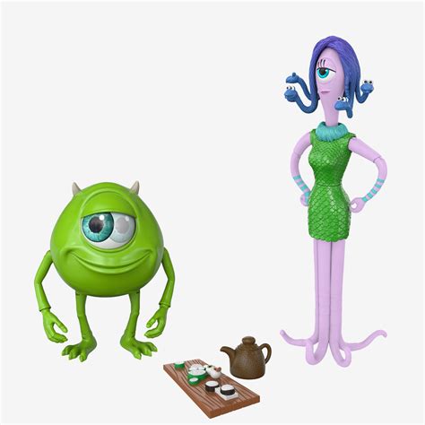 pixar featured favorites celia and mike monsters inc figures mattel creations