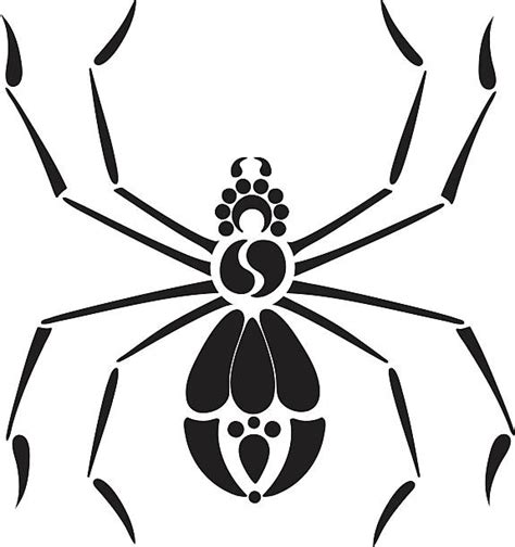Black Widow Spider Silhouette Stock Photos Pictures And Royalty Free