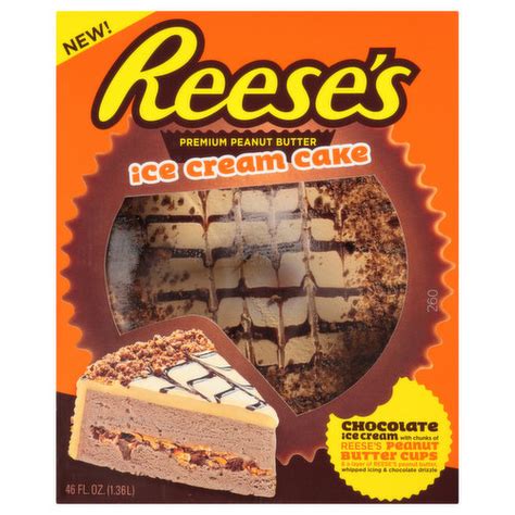 Reeses Premium Peanut Butter Ice Cream Cake