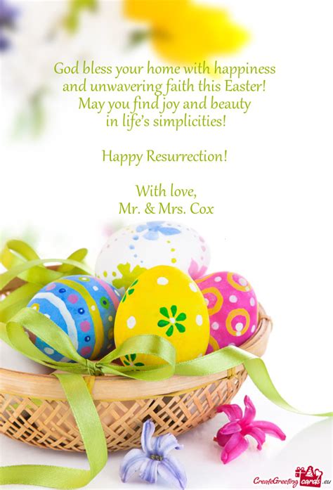 And Unwavering Faith This Easter Free Cards