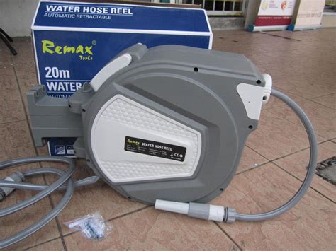 Remax 1 2 X 20m Automatic Retractable Water Hose Reel My Power Tools
