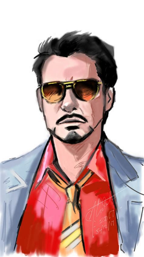 Ironman Tony Stark Digital Paint By Iyurman On Deviantart