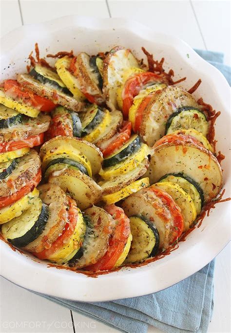 Parmesan Vegetable Tian The Comfort Of Cooking