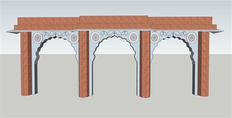 3d Model Indian Jodhpuri Stone Arch 3d Moda Vr Ar Low Poly Cgtrader