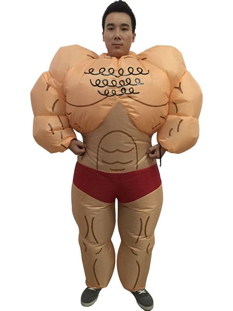Muscle Man Inflatable Costume Costume Supercenter