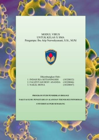 Modul Virus KD 3 3 4B Untuk SMA KELAS X Fauziyyahananda5 PDF