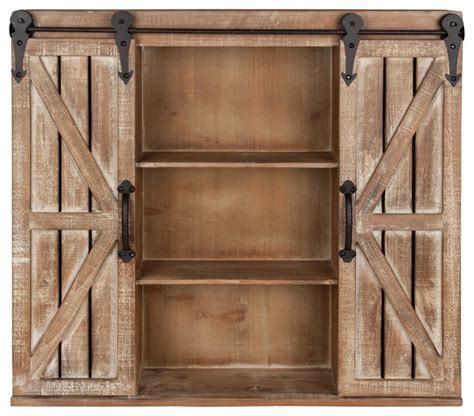Enter your email address to receive alerts when we have new listings available for wall cabinet with sliding doors. Laurel Cates Rustic Wall Cabinet With Sliding Barn Doors ...