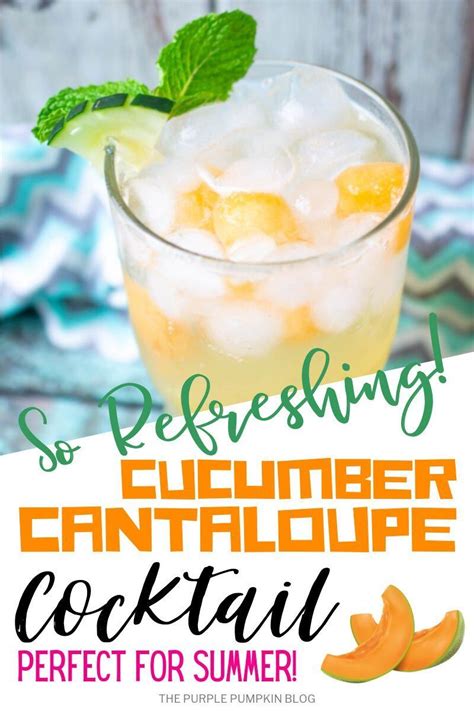 With Summer In Full Swing It S Time To Make This Delightful Cantaloupe Melon Cocktail This