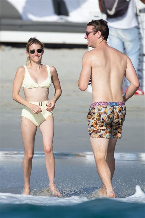 Emma Roberts Cools Off By The Beach In Punta Mita Photos