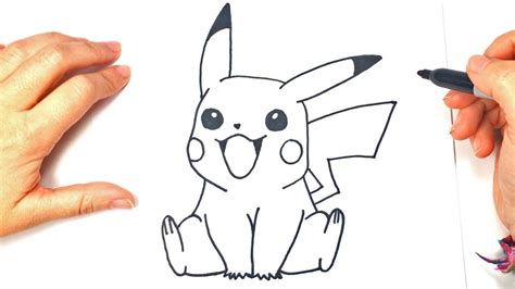 Cómo Dibujar A Pikachu Paso A Paso Dibujo Del Pokemon Pikachu