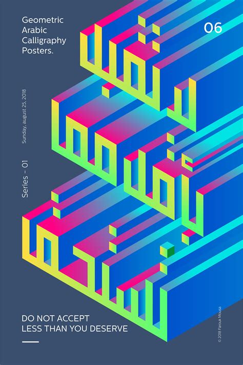 Geometric Posters Vol1 On Behance Japanese Typography Typography