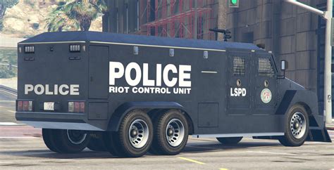 Lspd Rcu Rcv Riot Control Unit Riot Control Vehicle Riot2 Livery 4k