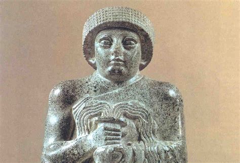 Votive statue of gudea, prince of lagash. art.thoughts.by.jennifer: The Votive Statue of Gudea