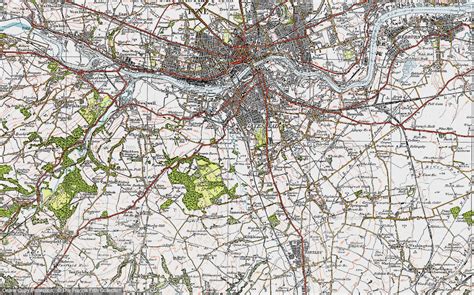 Historic Ordnance Survey Map Of Gateshead 1925