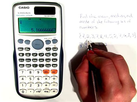 How to find mean, median, and mode on your calculator, LSM 1003 - YouTube