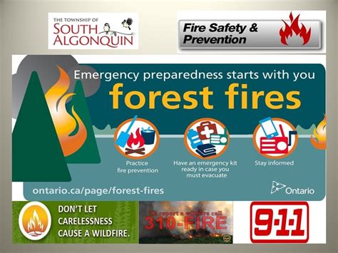 Forest Fire Emergency Preparedness The Township Of South Algonquin