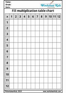 Blank Times Table Grid 12 X 12 In 2020 Times Table Grid