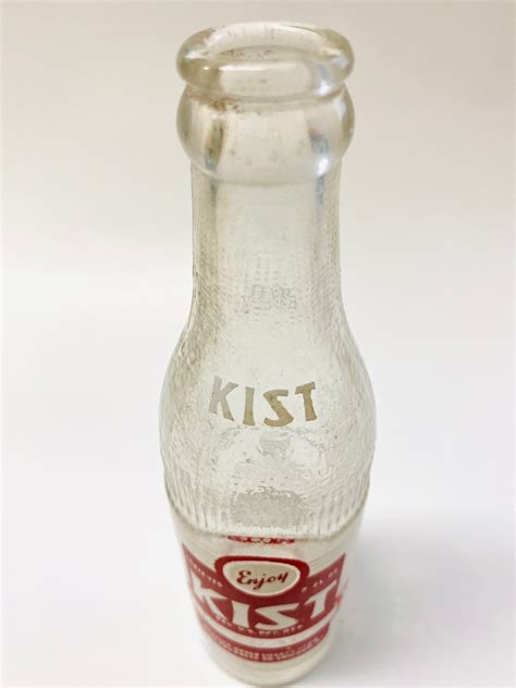 Vintage Kist 7 Fl Oz Soda Bottle Kist Bottling Company Etsy