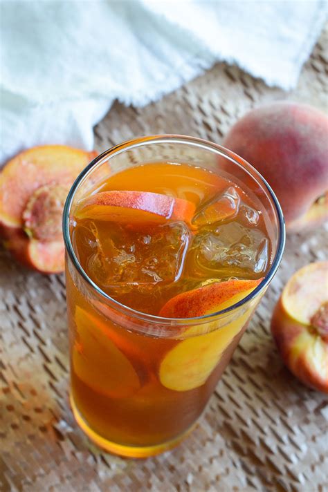 Peach Iced Tea Recipe Wonkywonderful