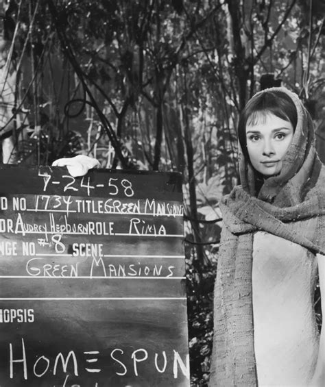 Audrey Hepburn Filming Green Mansions Audrey Hepburn Hepburn Scene