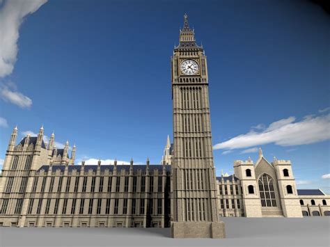 Big Ben London 3d Model Cgstudio