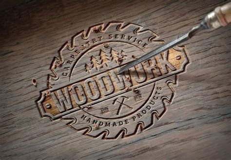 Logo Design Woodwork And Carpentry Logo Custom Logo Etsy India