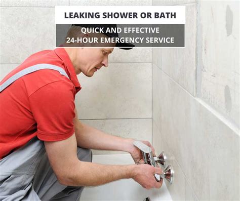 Leaking Shower Or Bath Shower And Bath Repair Service