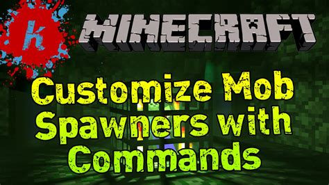 Place down your spawner where ever you want. Minecraft | Tutorial - Custom Mob Spawners in Vanilla | [1 ...