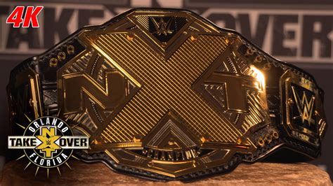 The New Nxt Title Is Revealed Nxt Takeover Orlando 4k Exclusive