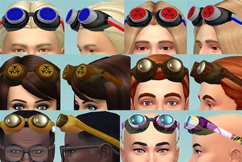 Mod The Sims Sims 2 Rave Goggles Assorted Retextures Sims Sims