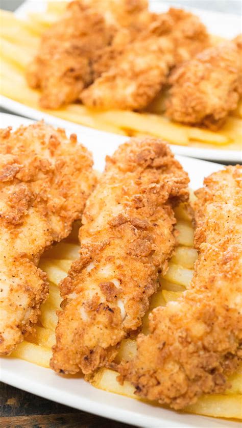 Place the chicken tenders in the basket, adding in batches so not to crowd or overlap. Buttermilk Chicken Tenders | Recipe (With images ...
