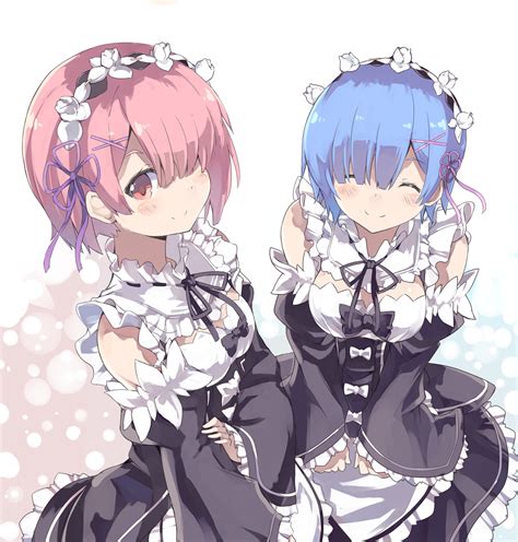 [media] rem and ram by normaland on pixiv r re zero