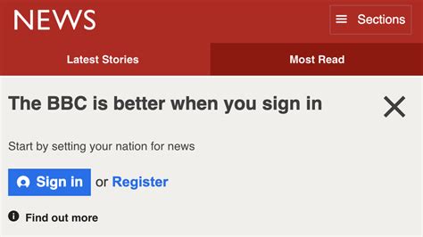 Signing In To A Bbc Account And Seeing More News From Your Nation Bbc